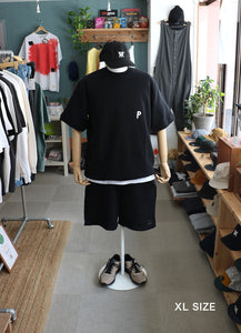 ROOM 'SET UP' SWEAT -BLACK-