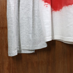 SMOKE DYED 'CUSTOM' TEE -RED MIX-
