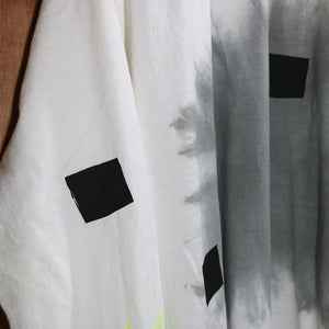 SMOKE 'DYED&PRINT' LONG TEE -XXL-