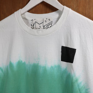 SMOKE×PANEL PRINT TEE -MINT-