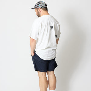 SMOKE×PANEL PRINT TEE -YELLOW-