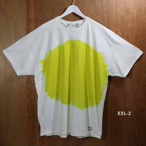 SMOKE 'DYED' TEE -LIME YELLOW-