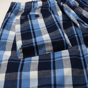 POSHBOY 'W POKET' CHECK SHORTS -GRAY-