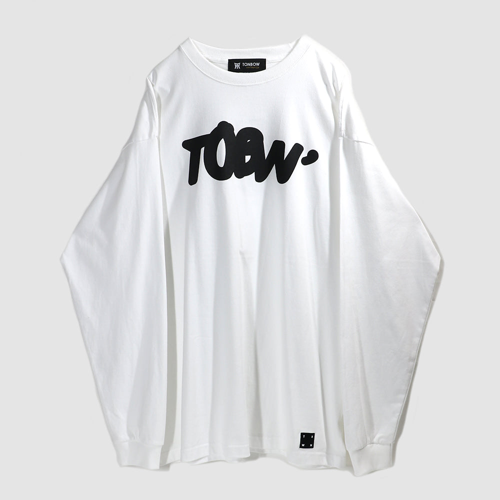 TOBW LONG TEE -WHITE-