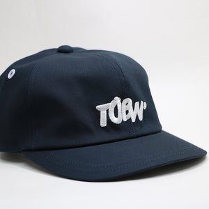 TOBW LOGO 6P CAP -NAVY-