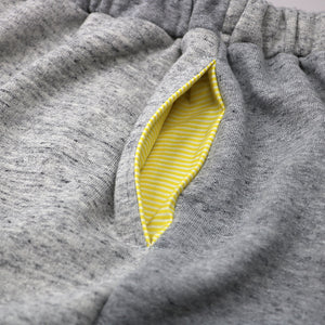WALKING SWEAT SHORTS -GRAY MIX-