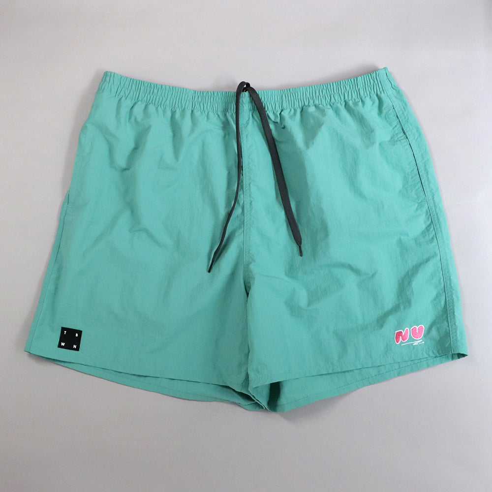 NU' NYLON BAGGY SHORTS -MINT BLUE- – TONBOW