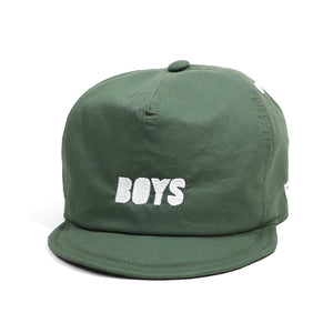 BOYS CAP -washer cotton- WORK GREEN