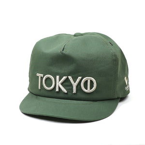 TOKYO CAP -washer cotton- WORK GREEN