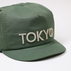 TOKYO CAP -washer cotton- WORK GREEN